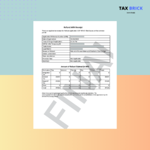 GST Refund/On Exports