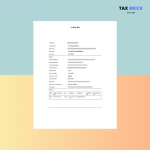 Generate E-Way Bill
